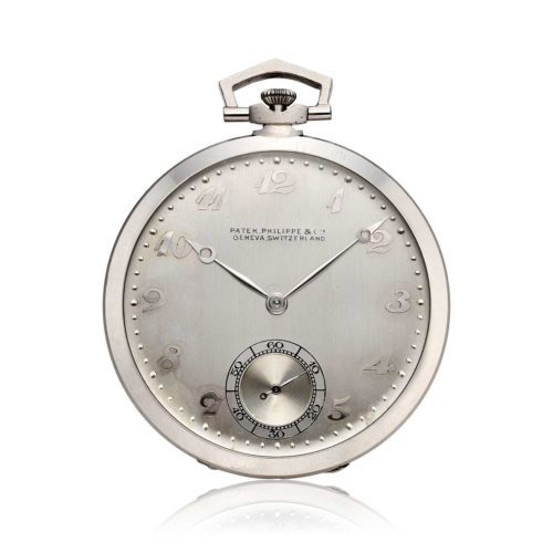 Patek Philippe open face pocket watch, made for Dr. Walter B. Coffey
