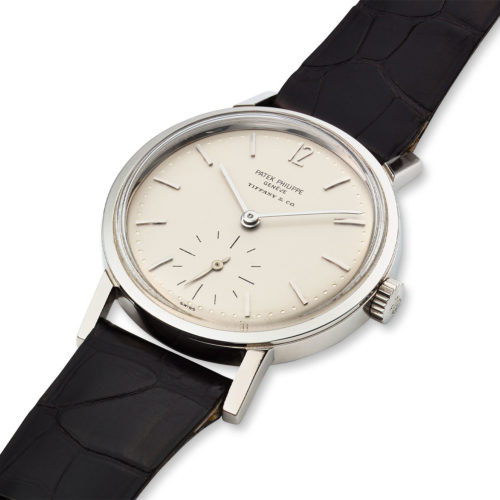 PATEK PHILIPPE STAINLESS STEEL REF. 3417A, RETAILED BY TIFFANY & CO ...