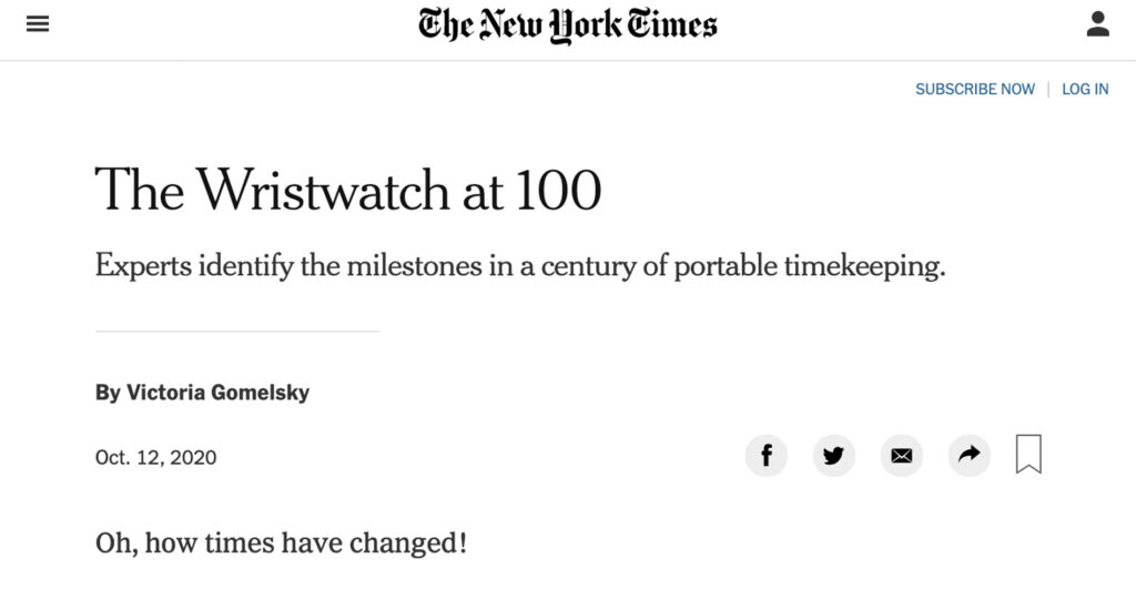 The Wristwatch at 100