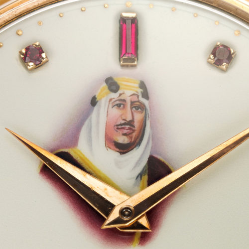 PATEK PHILIPPE PINK GOLD, ENAMEL AND RUBY OPEN FACE POCKET WATCH, REF. 600/1R