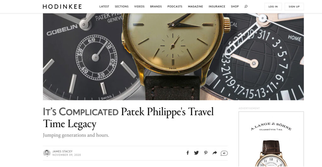 It’s complicated – Patek Philippe’s Travel Time Legacy