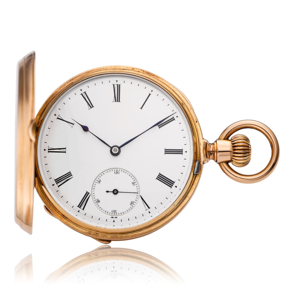 PATEK PHILIPPE ROSE GOLD HUNTER CASE POCKET WATCH "THE VANDERBILT"