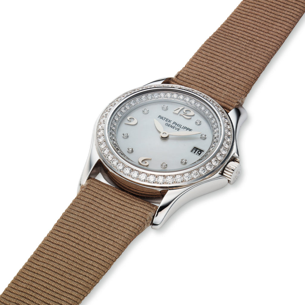 PATEK PHILIPPE WHITE GOLD AND DIAMOND LADIES WRISTWATCH REF. 4906/200G