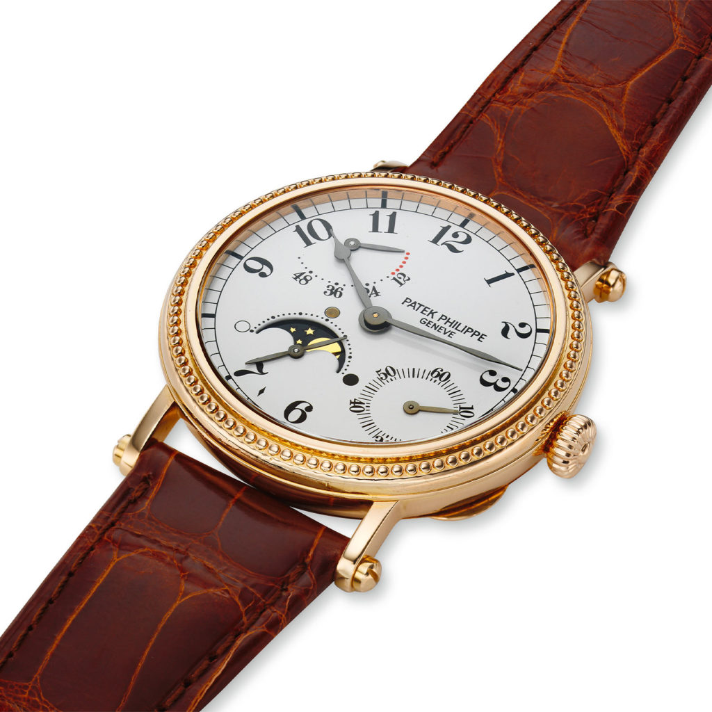 PATEK PHILIPPE ROSE GOLD MOONPHASE POWER RESERVE, REF. 5015R