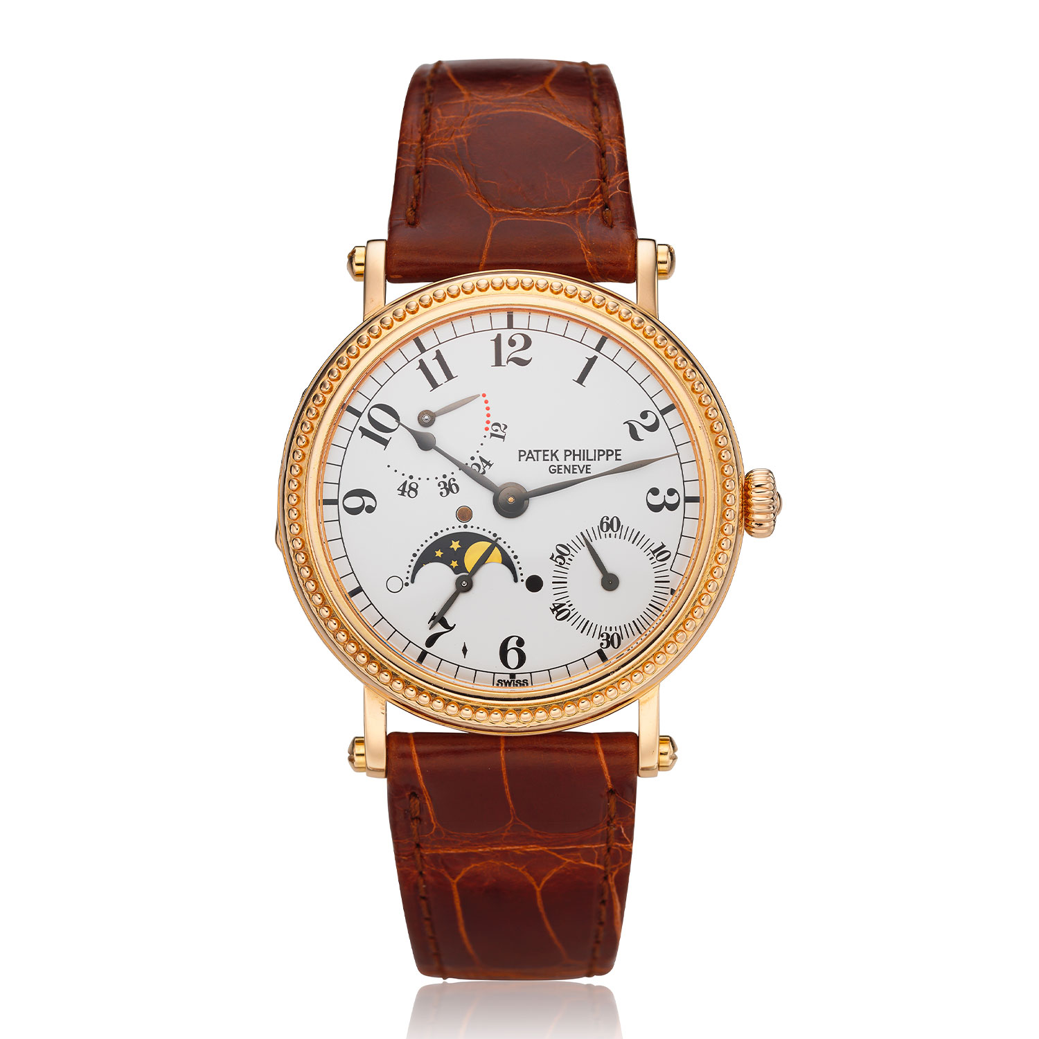 PATEK PHILIPPE ROSE GOLD MOONPHASE POWER RESERVE, REF. 5015R ...