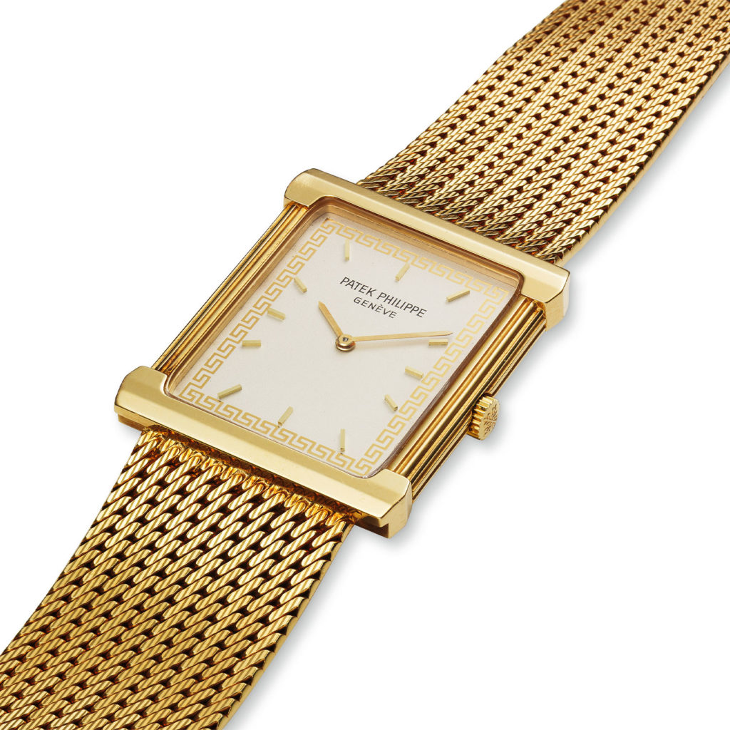 PATEK PHILIPPE YELLOW GOLD BRACELET WATCH REF. 3775/1J