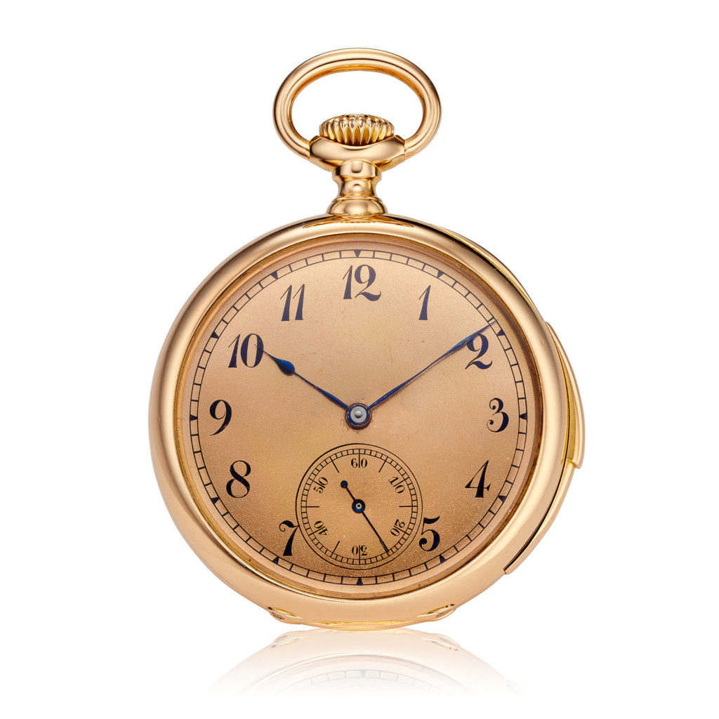 PATEK PHILIPPE ROSE GOLD MINUTE REPEATING POCKET WATCH