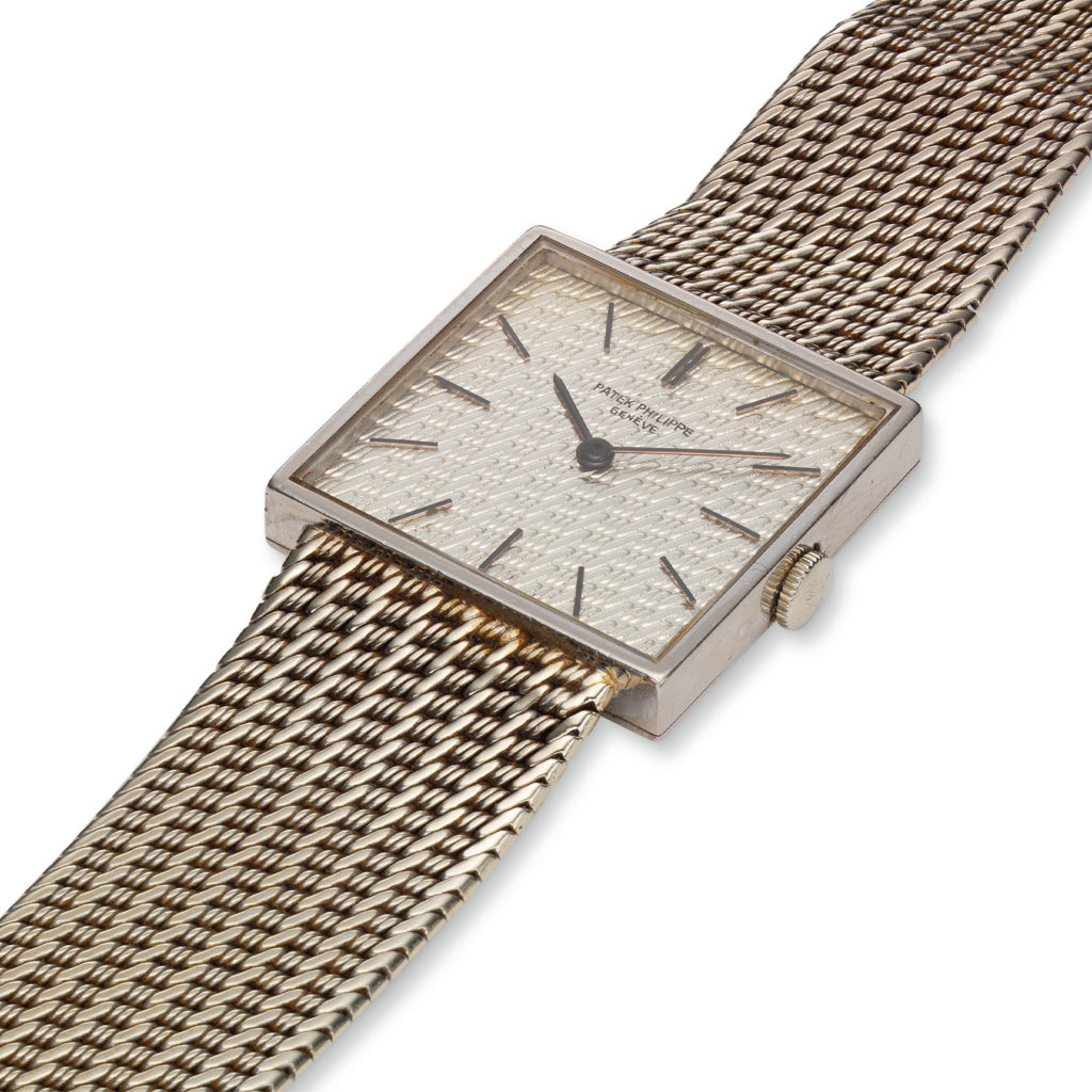 PATEK PHILIPPE WHITE GOLD BRACELET WATCH REF. 3430/12G