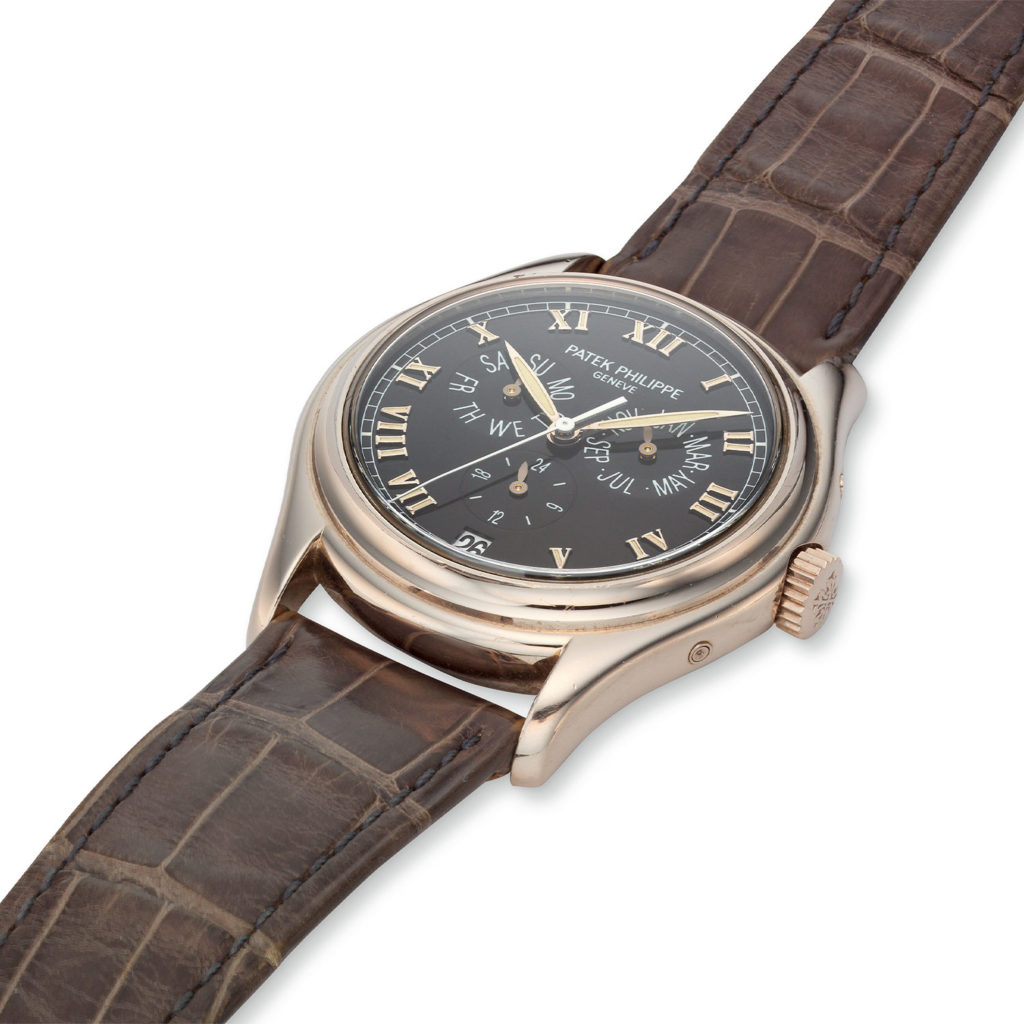 PATEK PHILIPPE ANNUAL CALENDAR WITH BLACK DIAL REF. 5035G