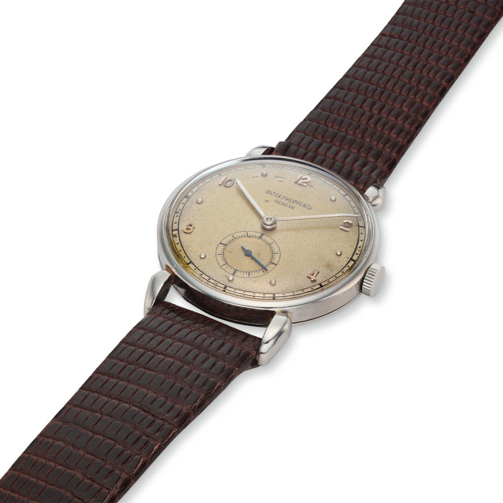 PATEK PHILIPPE STAINLESS STEEL CALATRAVA WITH TEARDROP LUGS REF. 1473A