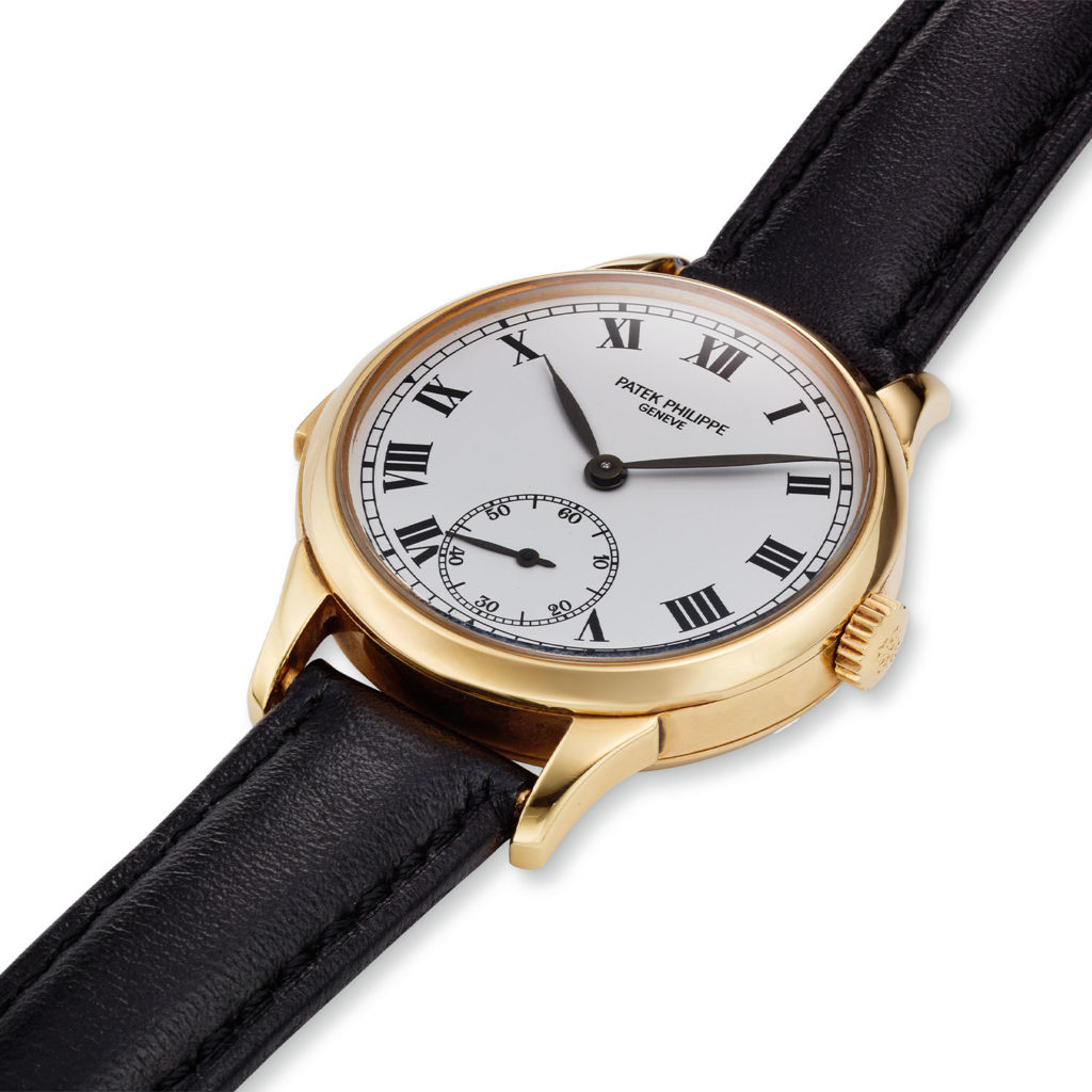PATEK PHILIPPE YELLOW GOLD MINUTE REPEATING WRISTWATCH, REF. 3979J