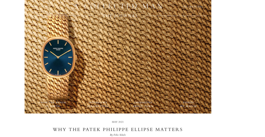 Why the Patek Philippe Ellipse Matters