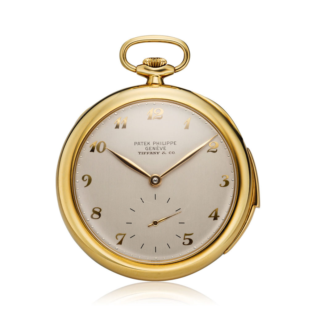 PATEK PHILIPPE YELLOW GOLD MINUTE REPEATING POCKET WATCH REF. 772/1