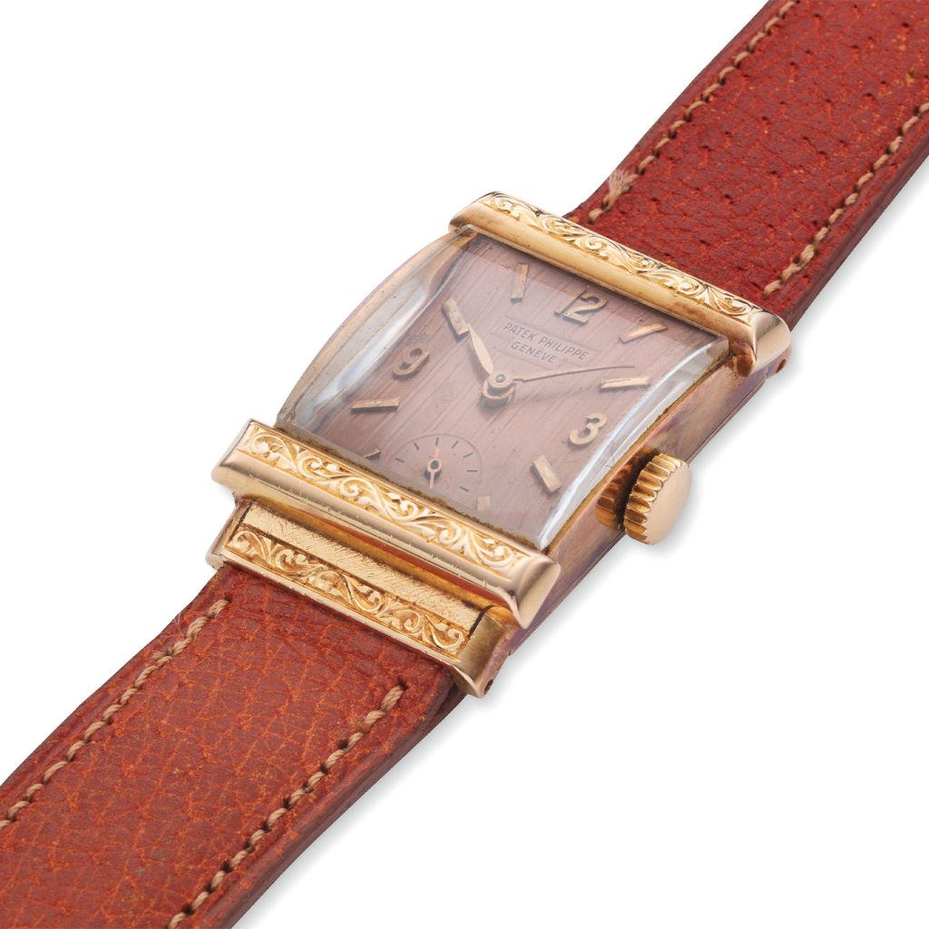 PATEK PHILIPPE ROSE GOLD TOP HAT WRISTWATCH REF. 2480R
