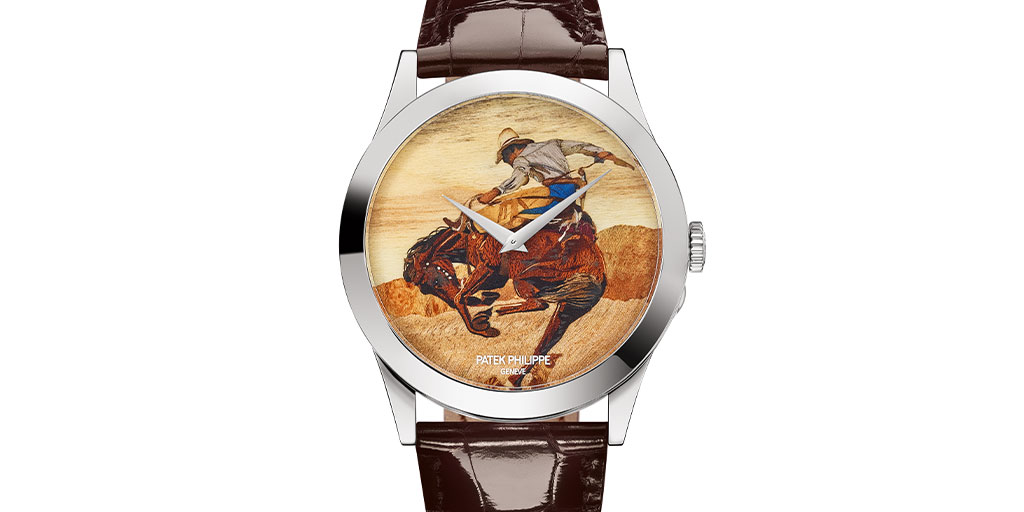 Patek Philippe marquetry wristwatch