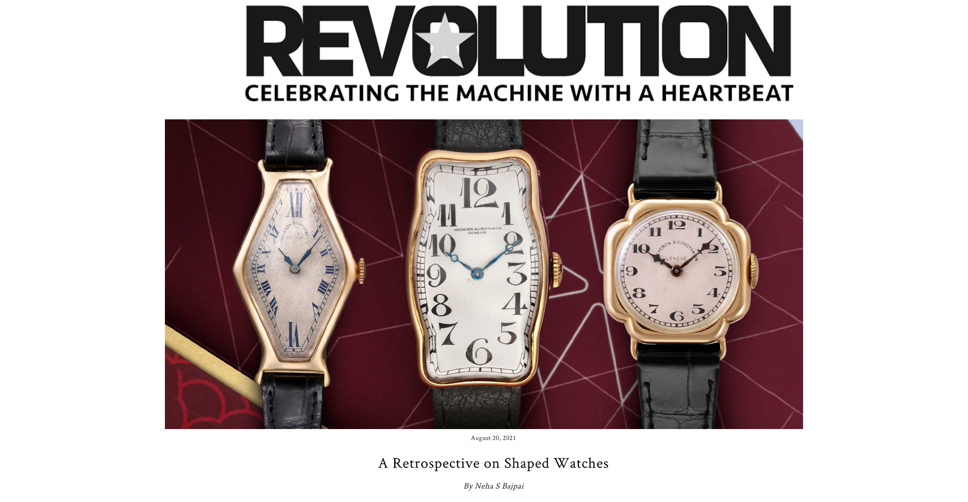 Revolution - Celebrating the Machine with a Heartbeat