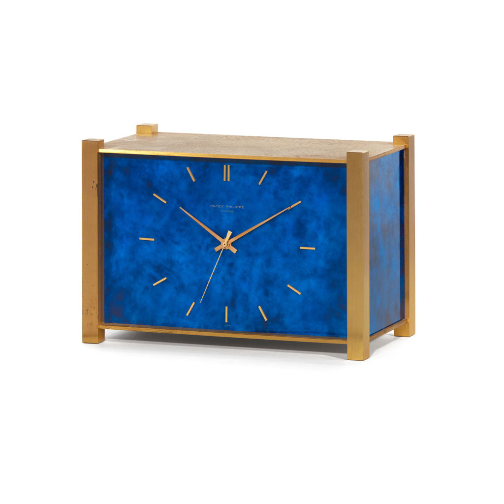 PATEK PHILIPPE DESK CLOCK WITH CENTER SECONDS