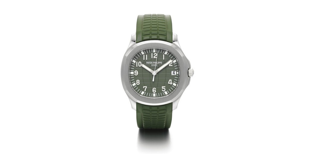 Patek ref. 5167 green dial and strap