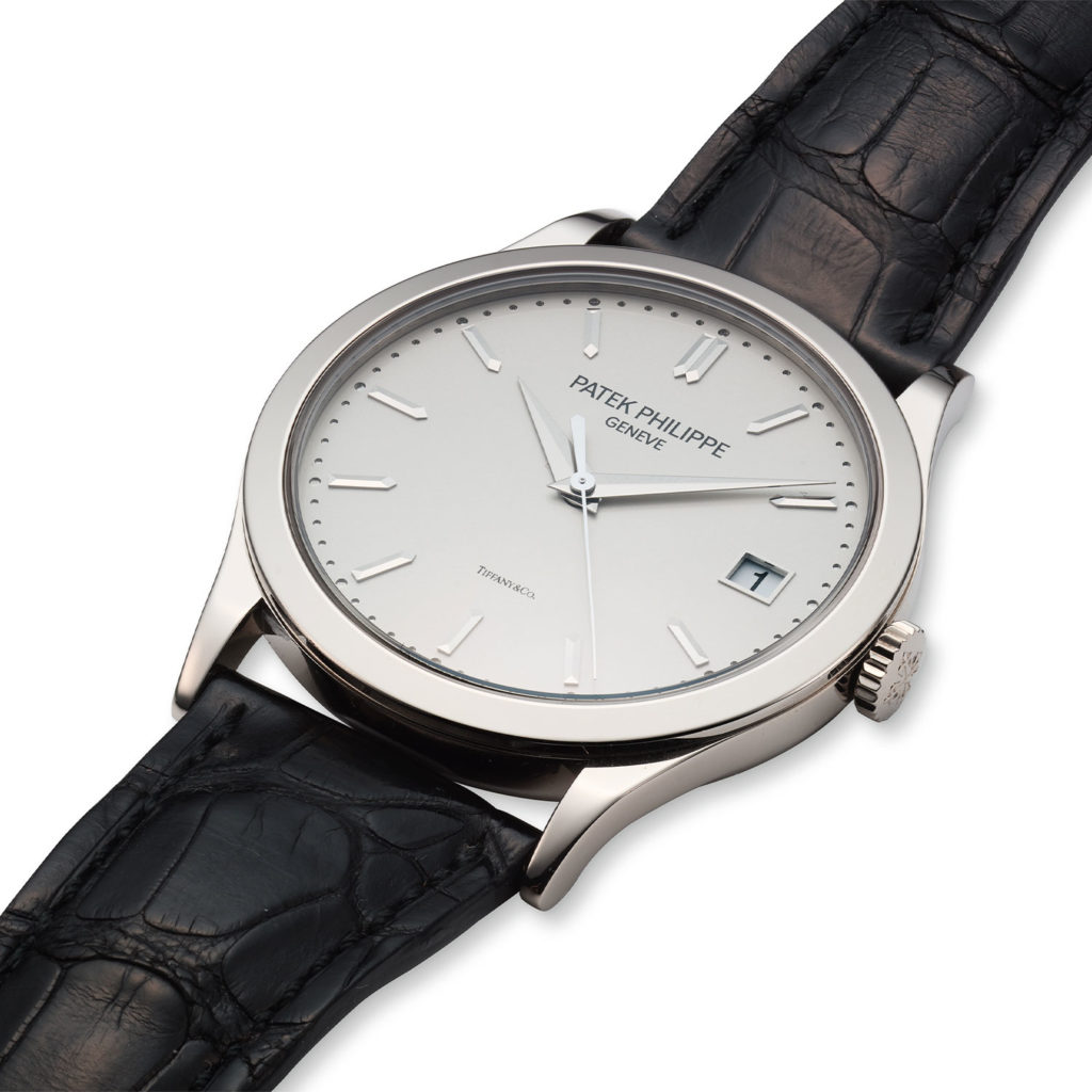 PATEK PHILIPPE SELF-WINDING CALATRAVA WITH TIFFANY & CO SIGNATURE, REF ...