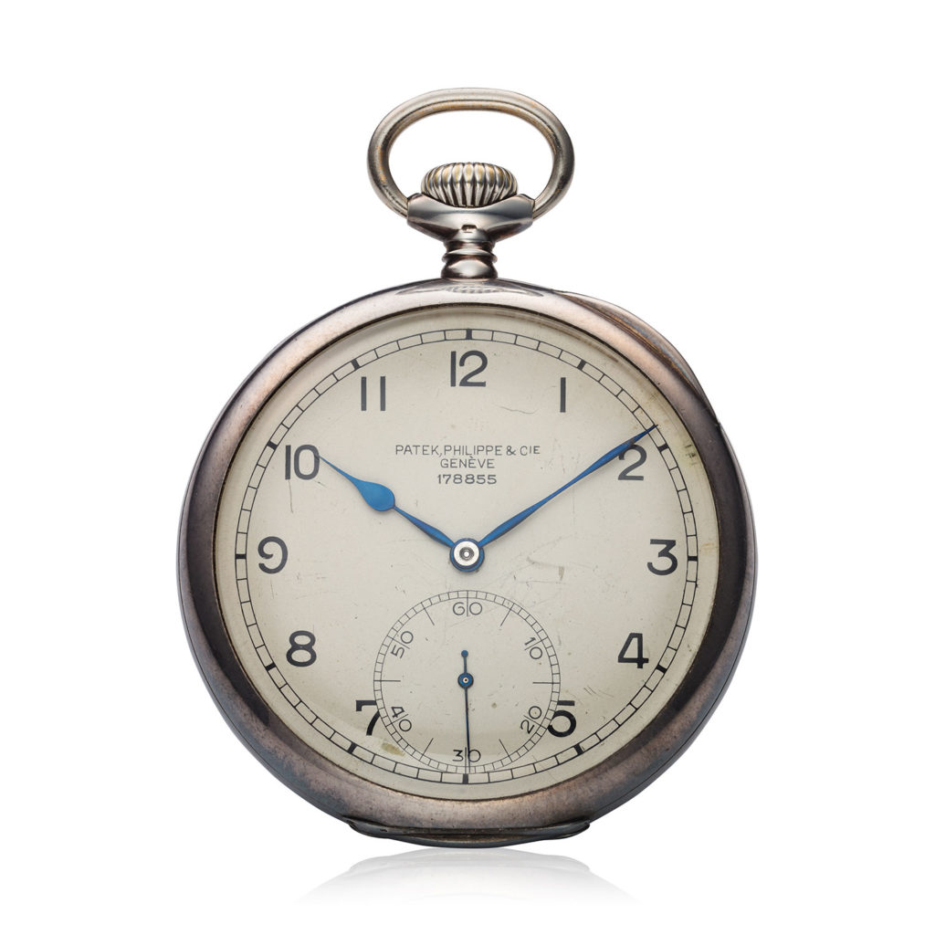 A MASSIVE PATEK PHILIPPE SILVER BASSINE CASE OBSERVATORY CHRONOMETER