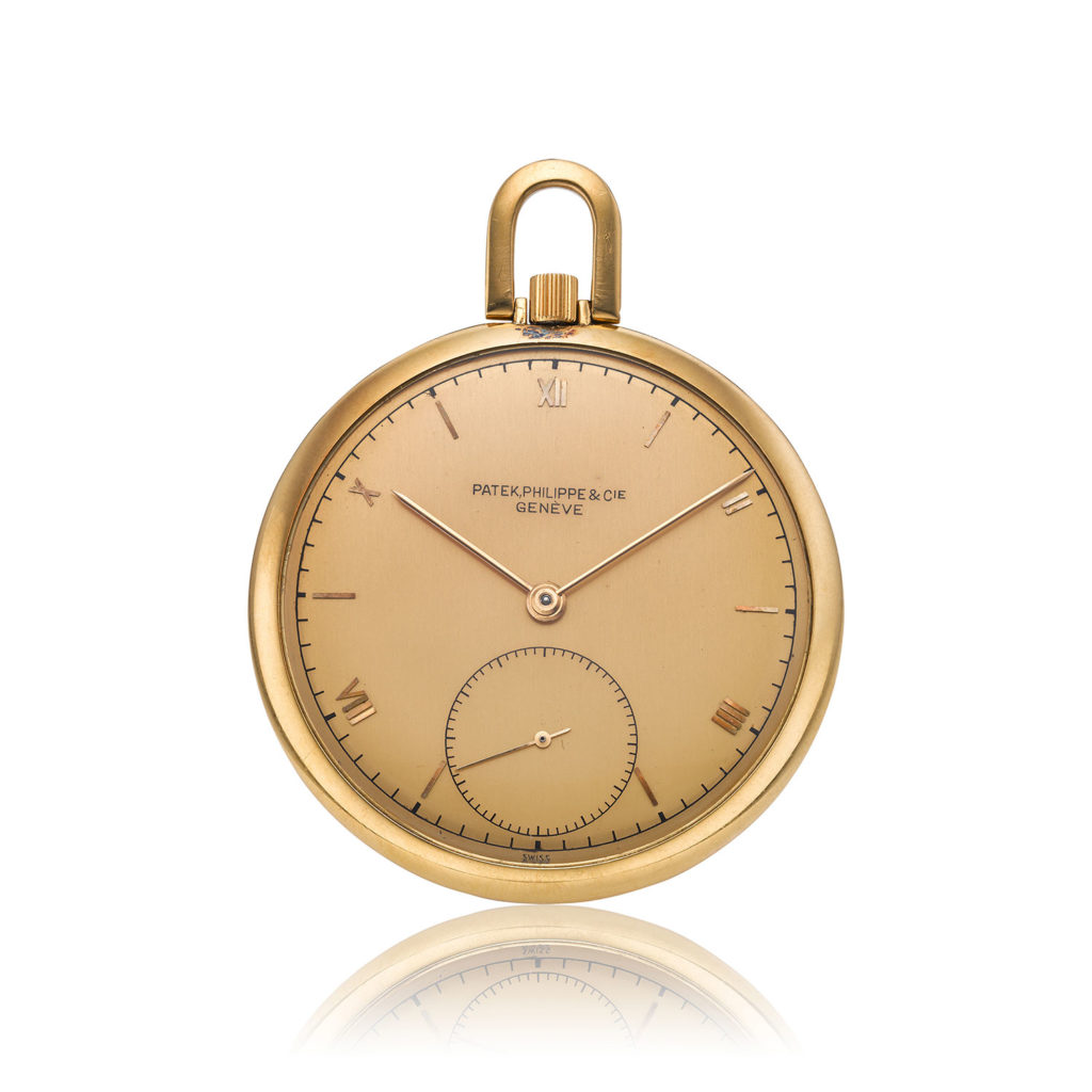 PATEK PHILIPPE YELLOW GOLD POCKET WATCH REF. 752