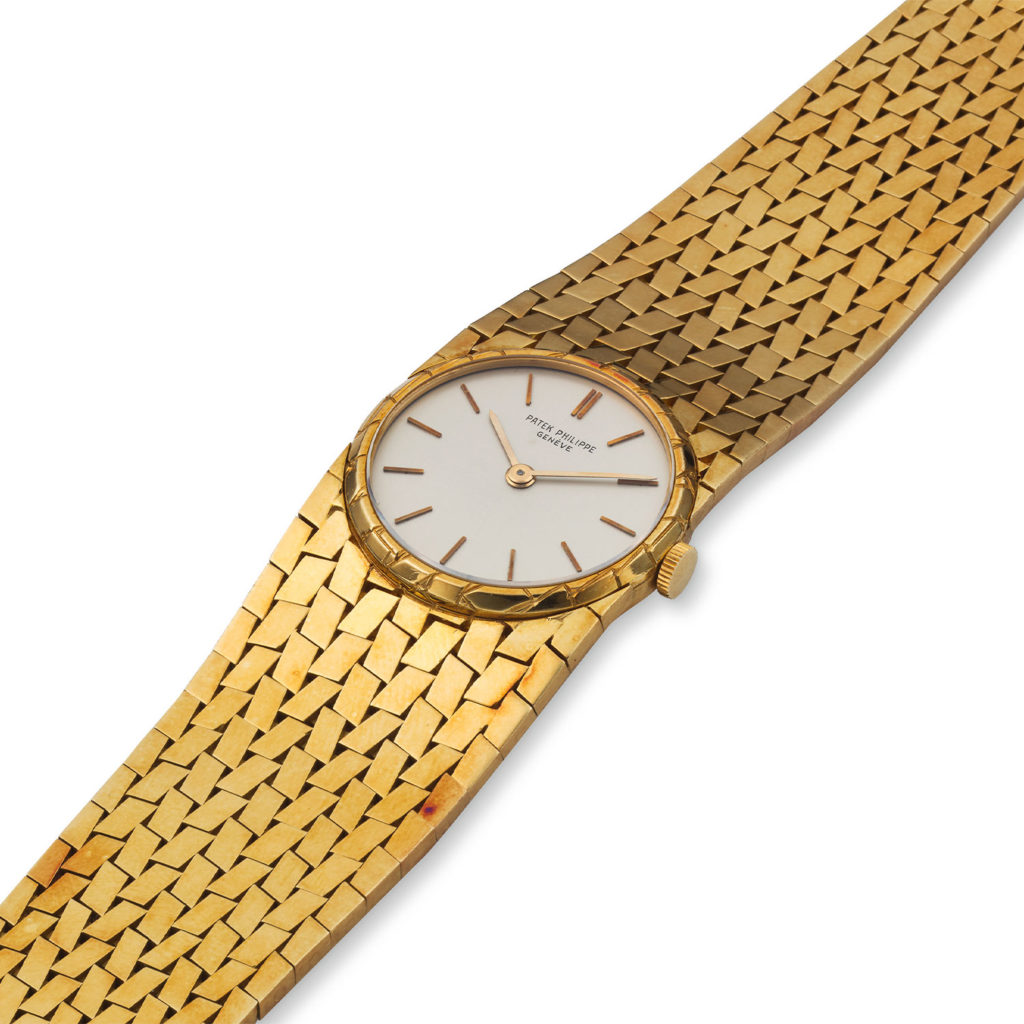 PATEK PHILIPPE YELLOW GOLD LADIES BRACELET WATCH REF. 3310J