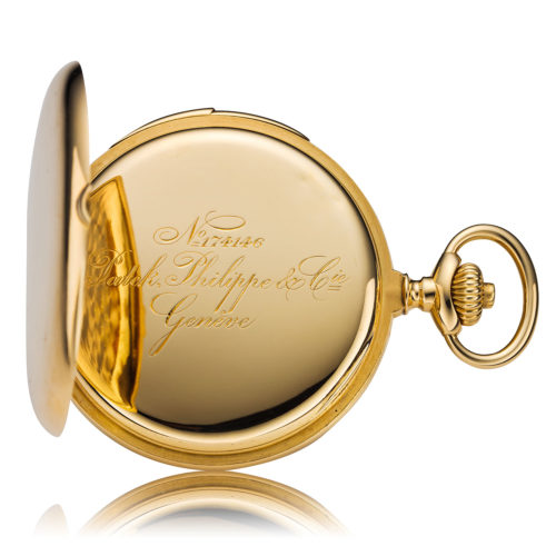 PATEK PHILIPPE MINUTE REPEATING HUNTING CASE POCKET WATCH