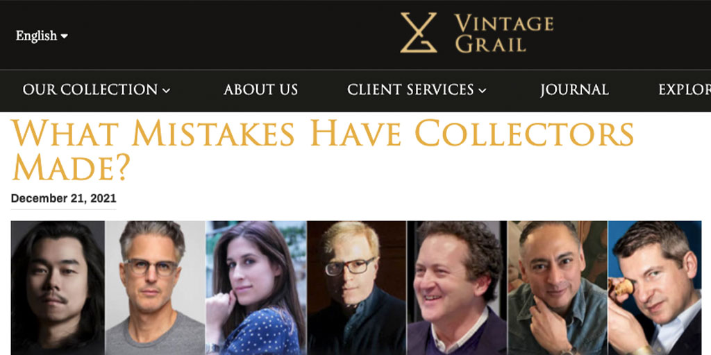 What Mistakes Have Collectors Made?