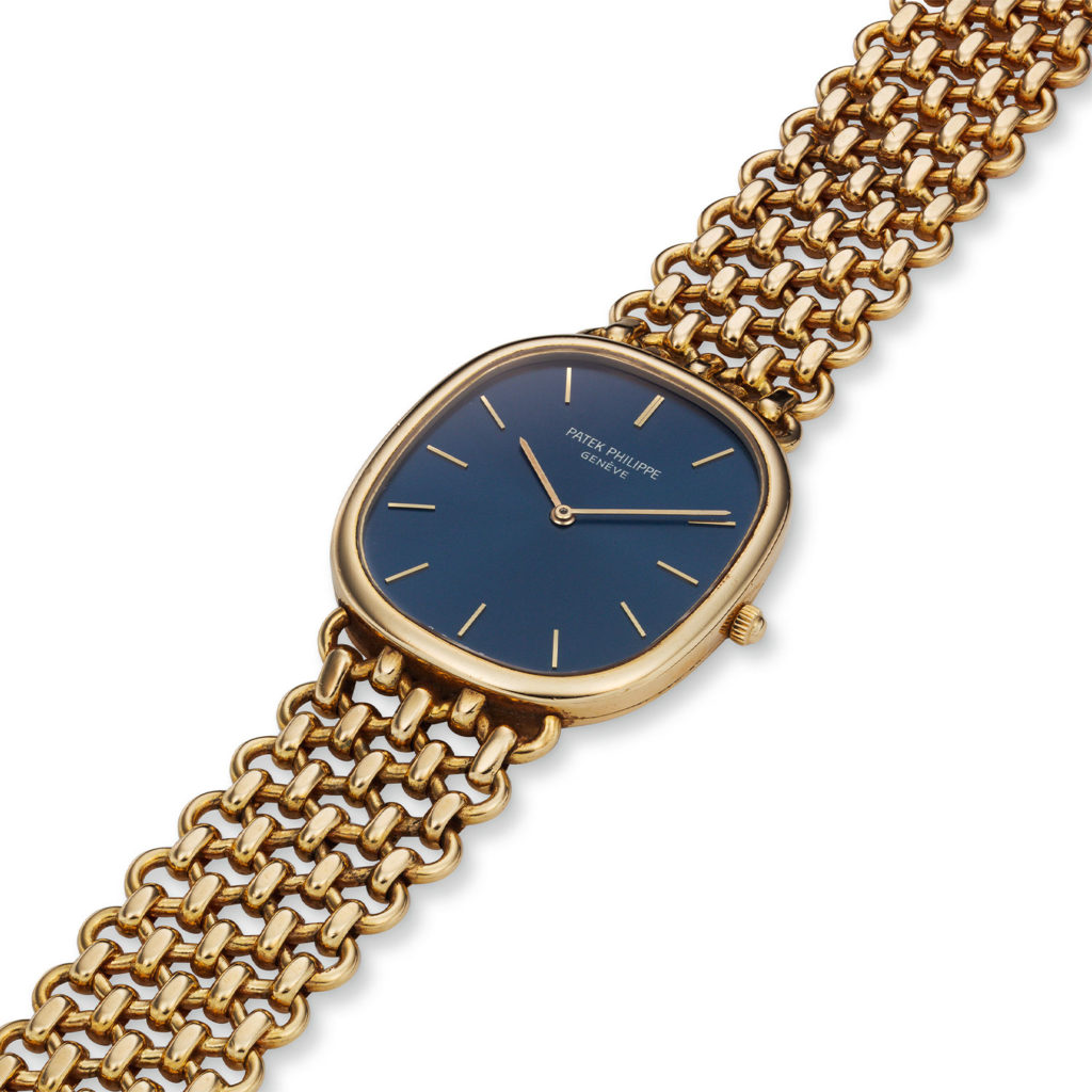 PATEK PHILIPPE YELLOW GOLD ELLIPSE BRACELET WATCH, REF. 3738/6J