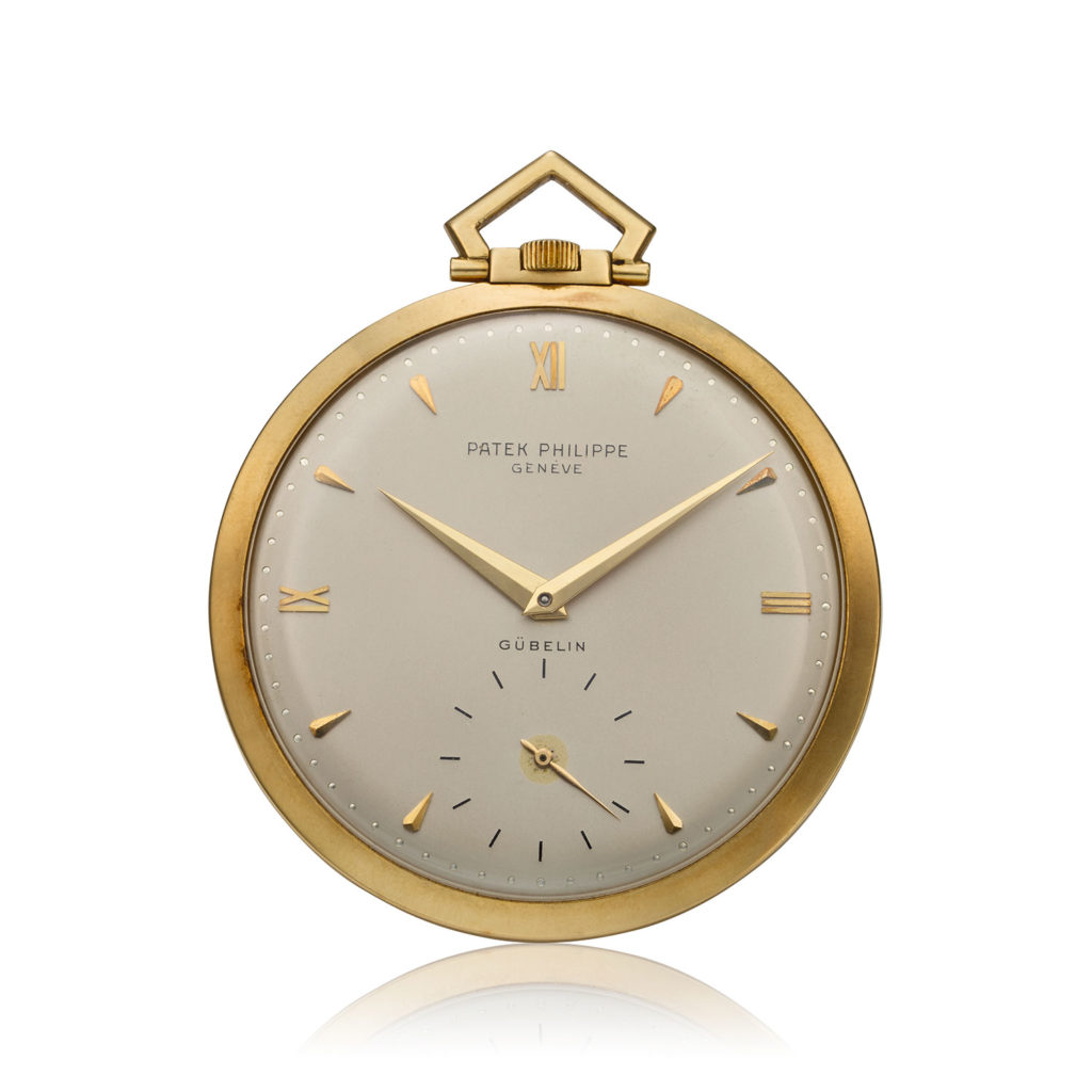 PATEK PHILIPPE YELLOW GOLD POCKET WATCH REF. 763J