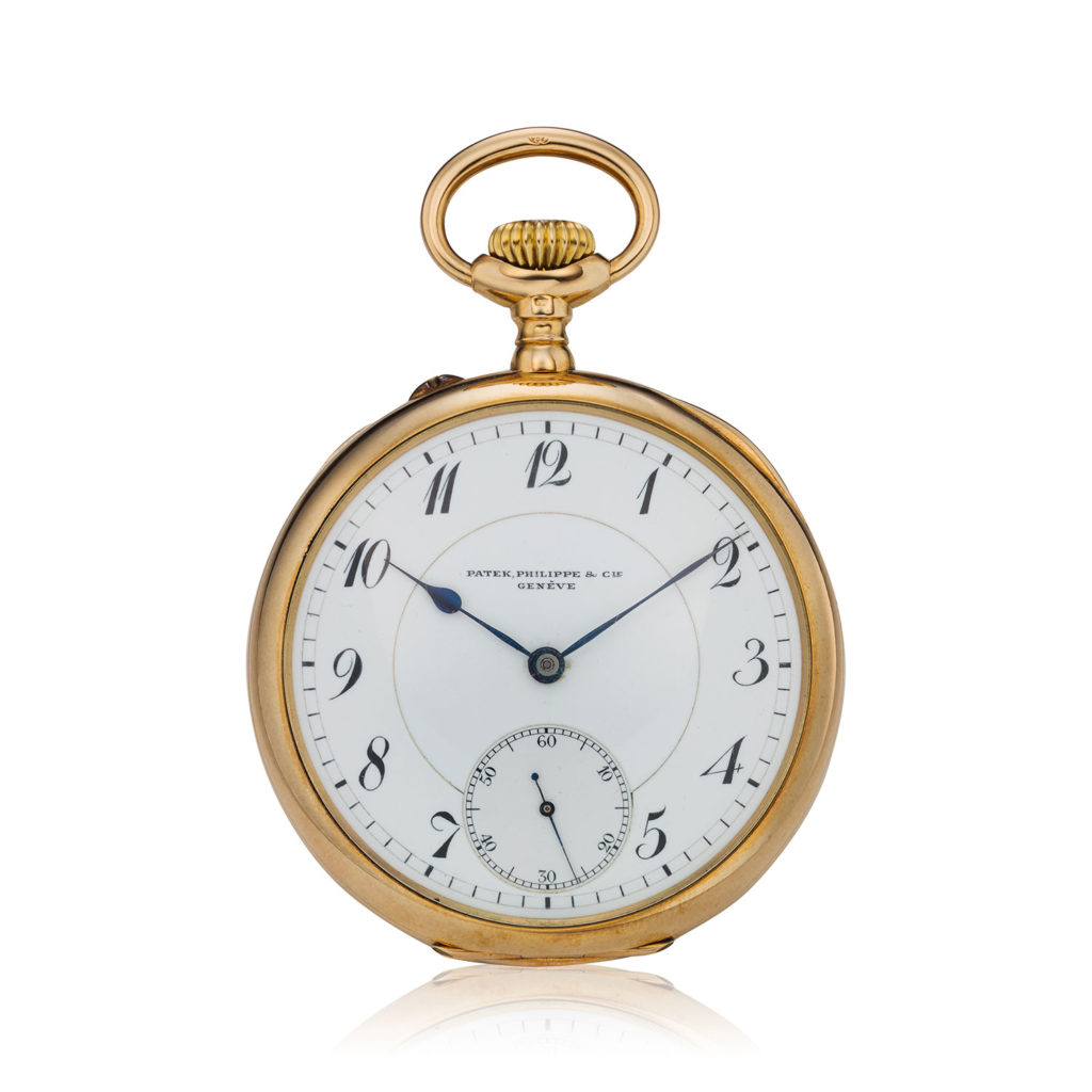 PATEK PHILIPPE OPEN FACE POCKET WATCH