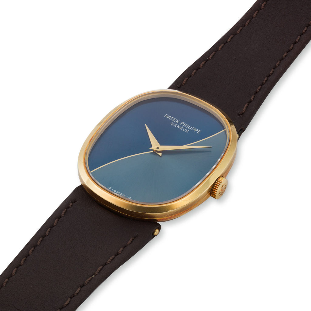 PATEK PHILIPPE ELLIPSE WRISTWATCH WITH TWO TONE DIAL, REF. 3748J