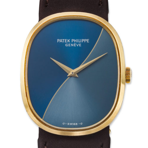 PATEK PHILIPPE ELLIPSE WRISTWATCH WITH TWO TONE DIAL, REF. 3748J
