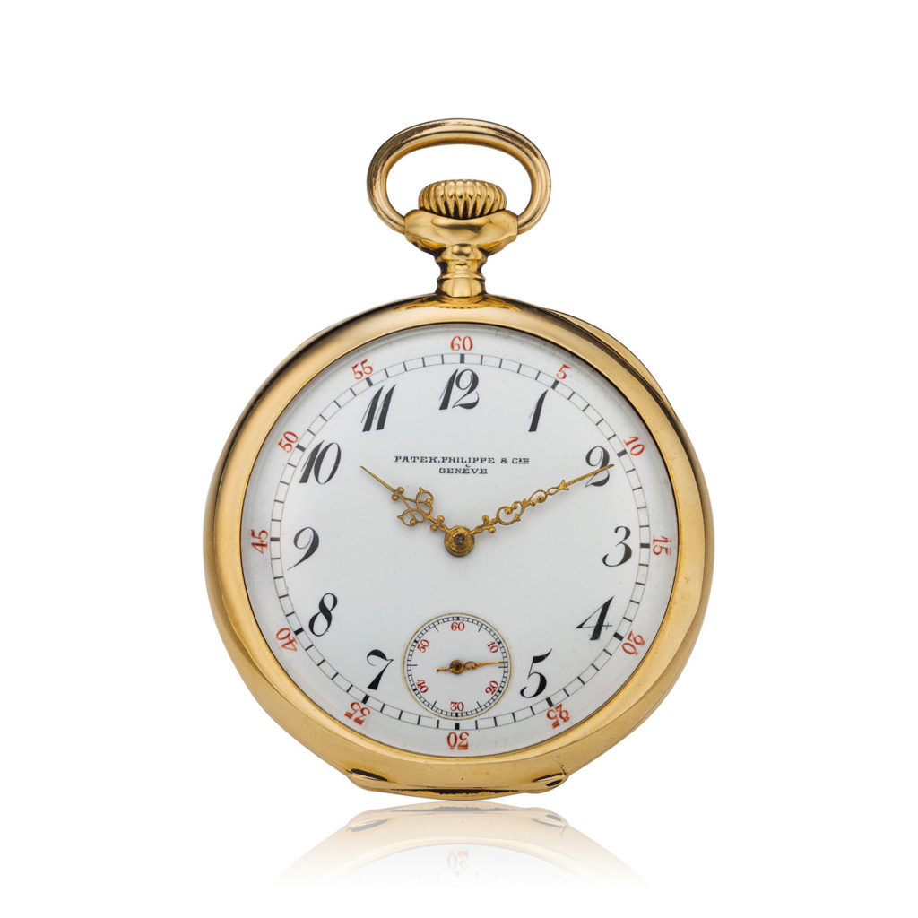 PATEK PHILIPPE OPEN FACE POCKET WATCH