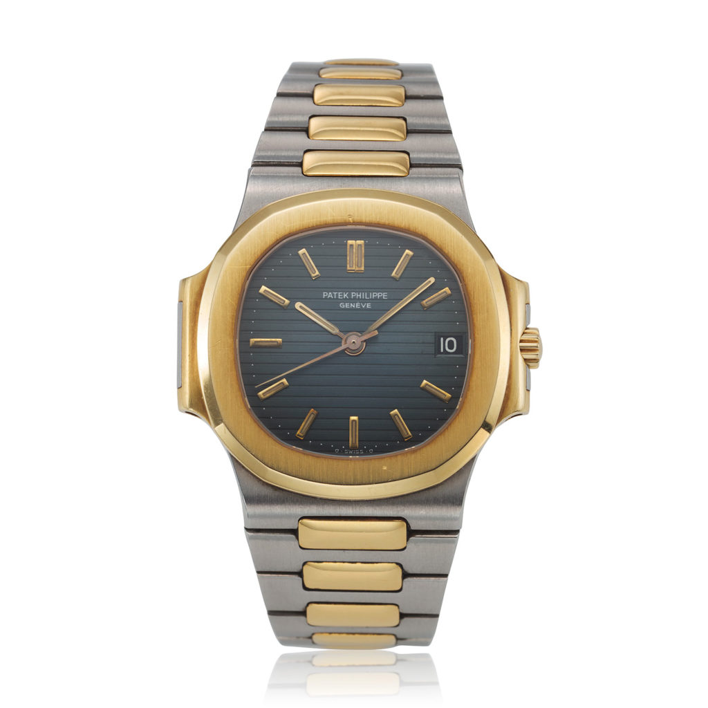 PATEK PHILIPPE STEEL AND GOLD NAUTILUS REF. 3800/1AJ, MADE IN 1984