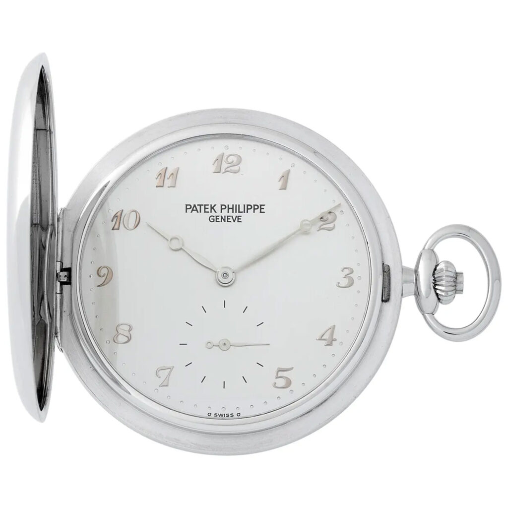 PATEK PHILIPPE WHITE GOLD HUNTER CASE WATCH REF. 980G