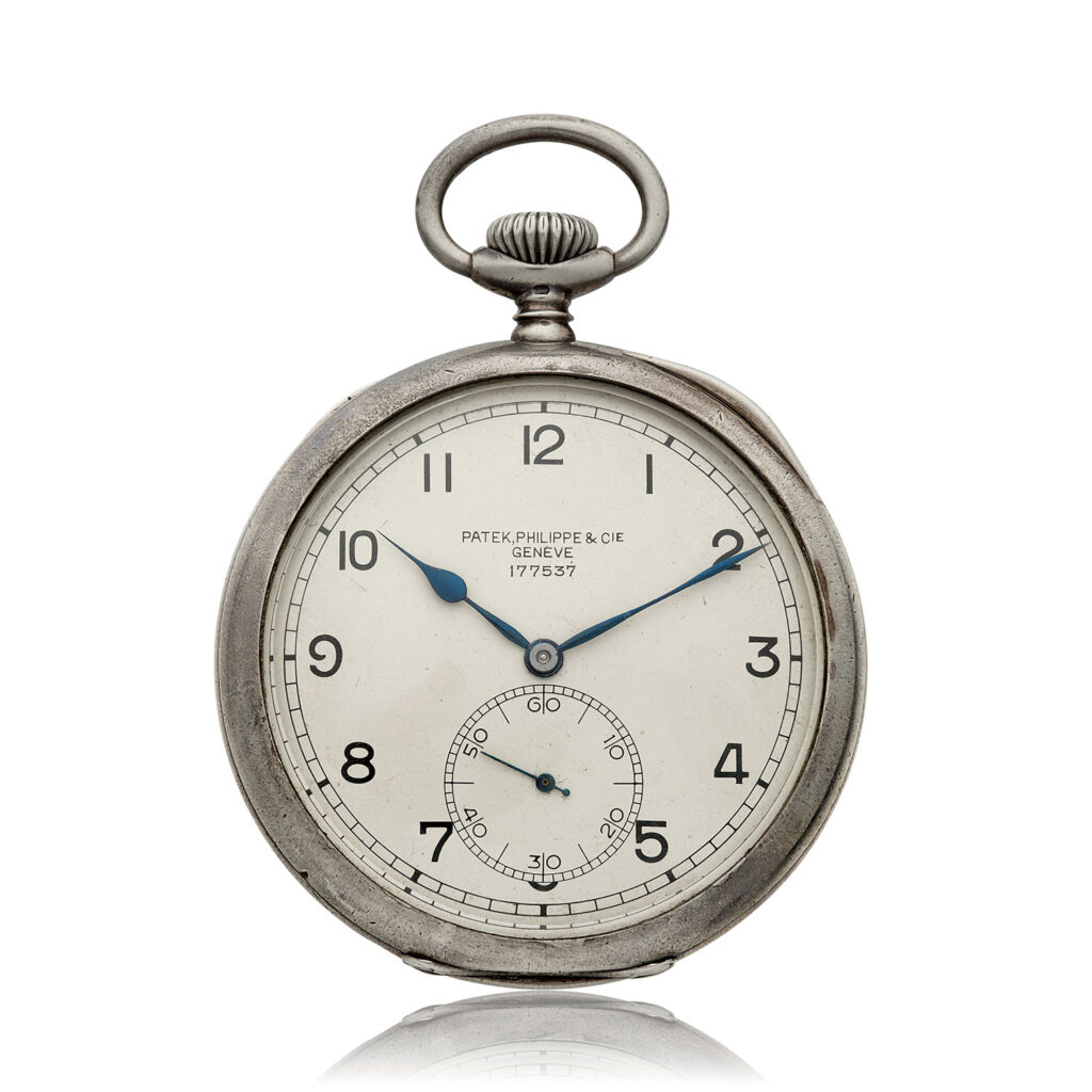 A MASSIVE PATEK PHILIPPE SILVER BASSINE CASE OBSERVATORY CHRONOMETER