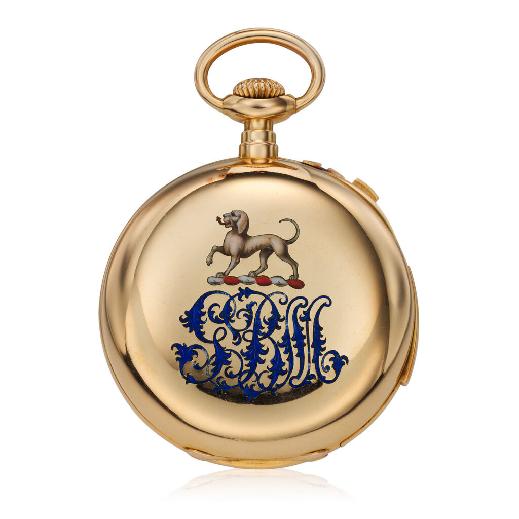 PATEK PHILIPPE FIVE MINUTE REPEATING SPLIT SECONDS CHRONOGRAPH POCKET WATCH
