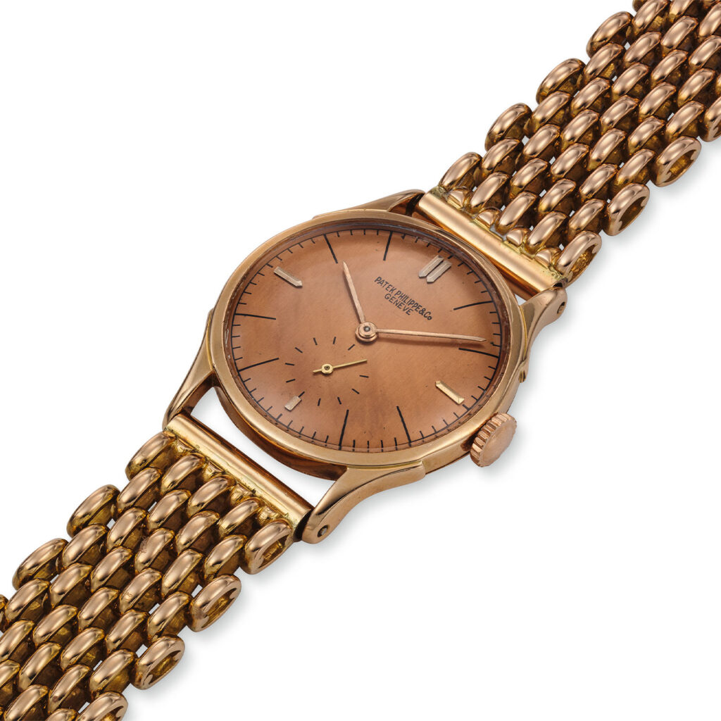 PATEK PHILIPPE ROSE GOLD TIME ONLY WITH UNUSUAL LUGS, REF. 1515R