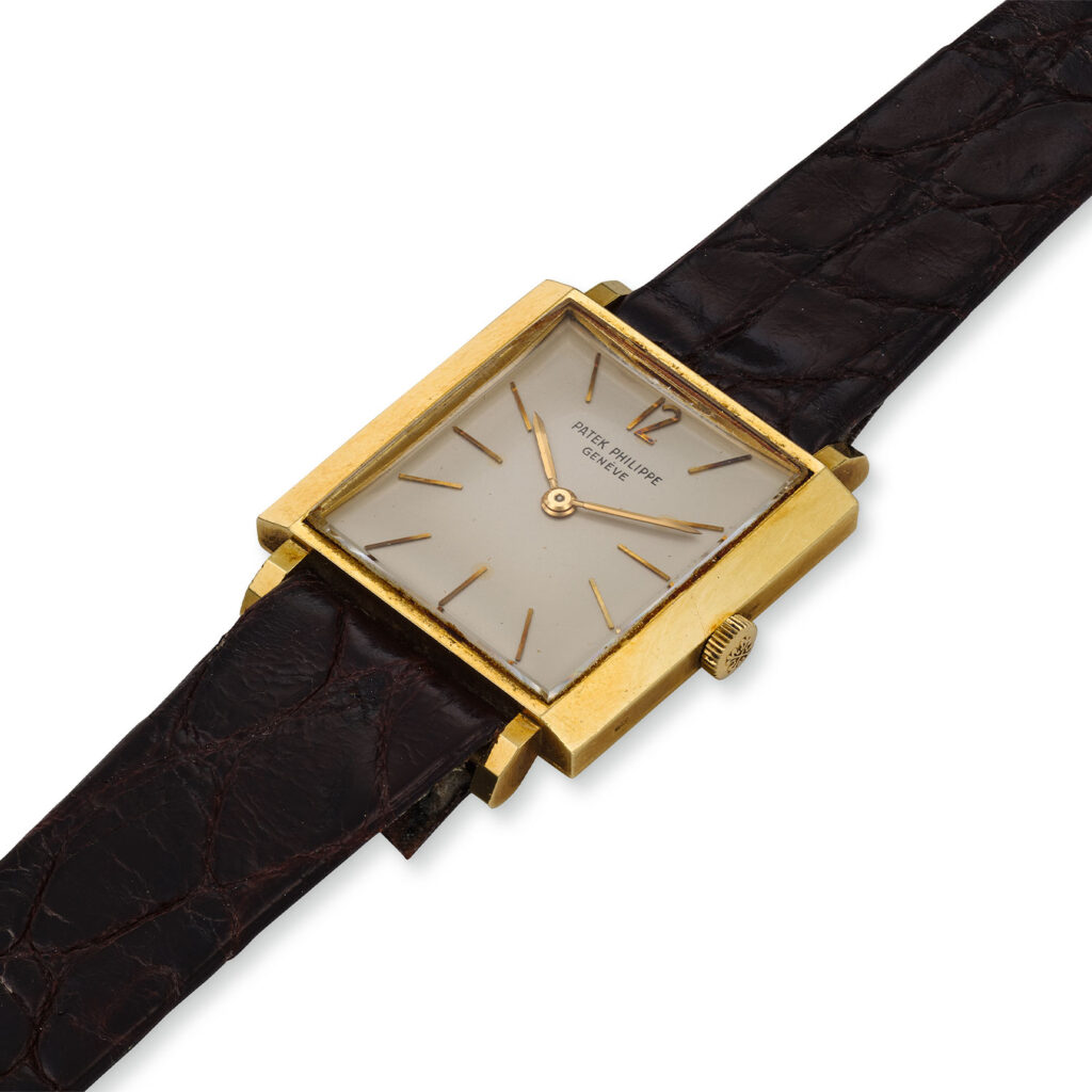 PATEK PHILIPPE TANK STYLE WRISTWATCH REF. 3405J