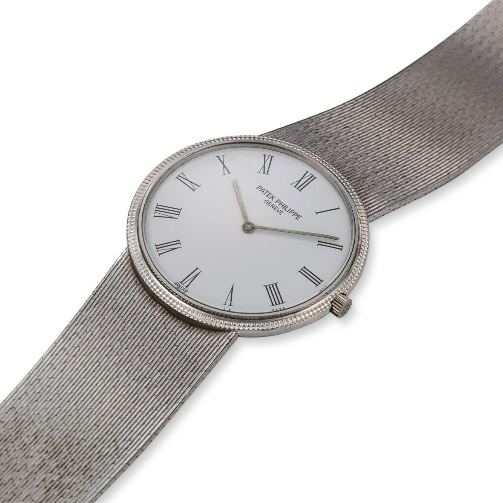 PATEK PHILIPPE WHITE GOLD  BRACELET WATCH REF. 3520/1G