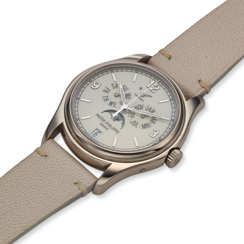 PATEK PHILIPPE FOR TIFFANY WHITE GOLD ANNUAL CALENDAR, REF. 5146G