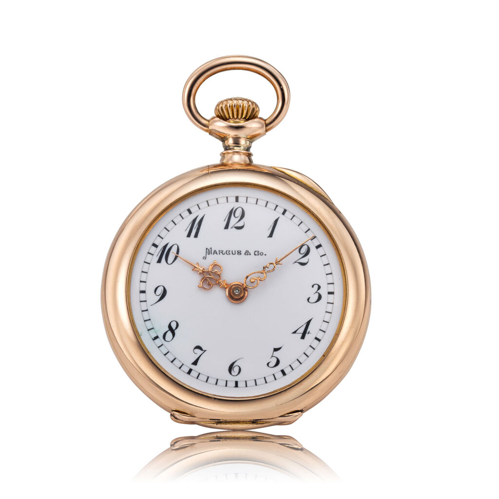 PATEK PHILIPPE ROSE GOLD MINIATURE WATCH