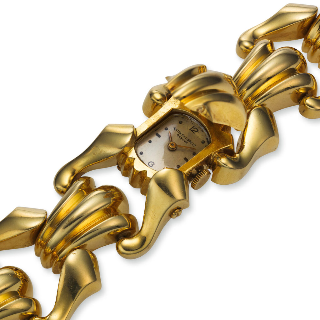 PATEK PHILIPPE YELLOW GOLD LADIES BRACELET WATCH REF. 2100J