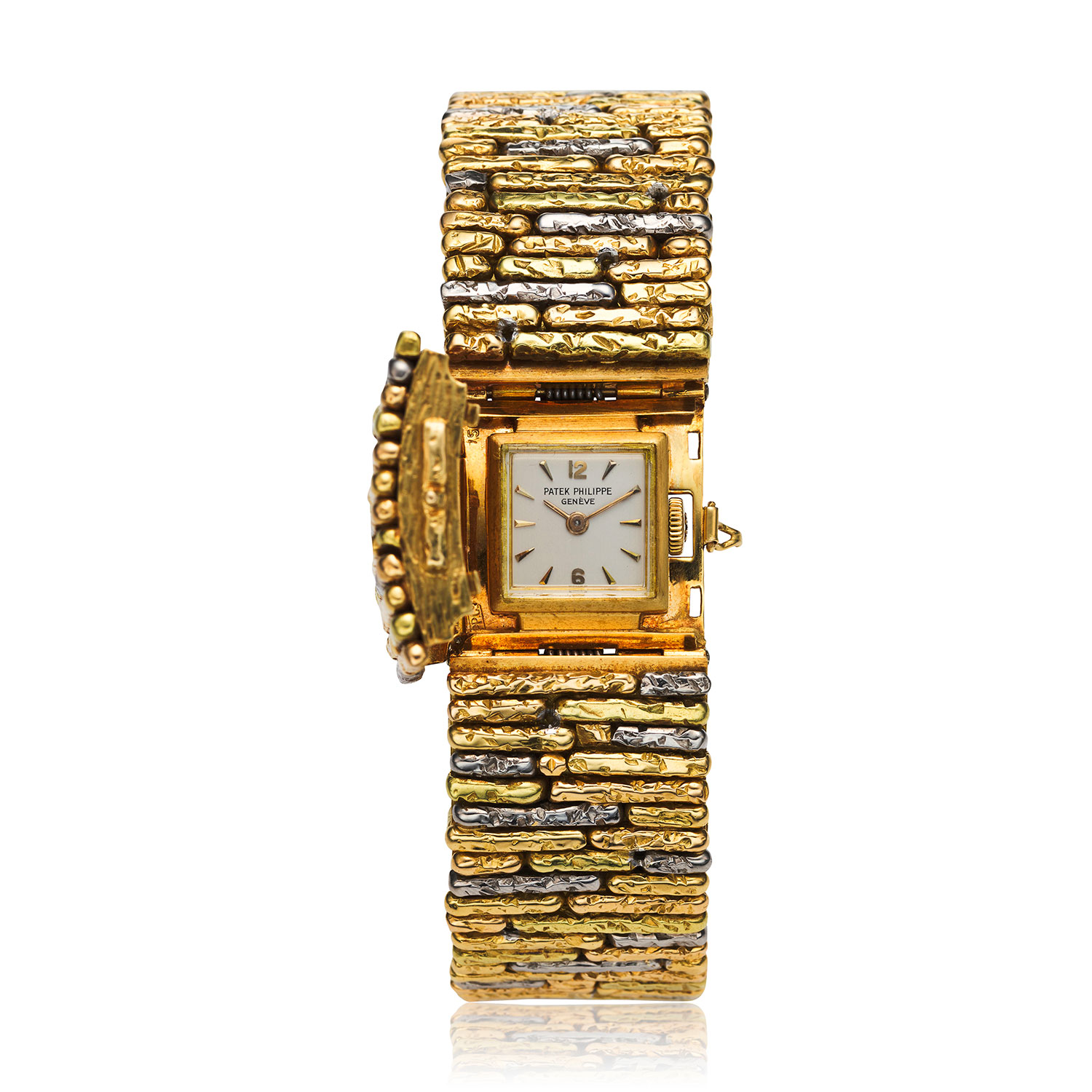 Gold hot sale cuff watch