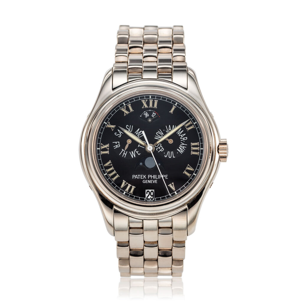 PATEK PHILIPPE ANNUAL CALENDAR BRACELET WATCH REF. 5036/1G