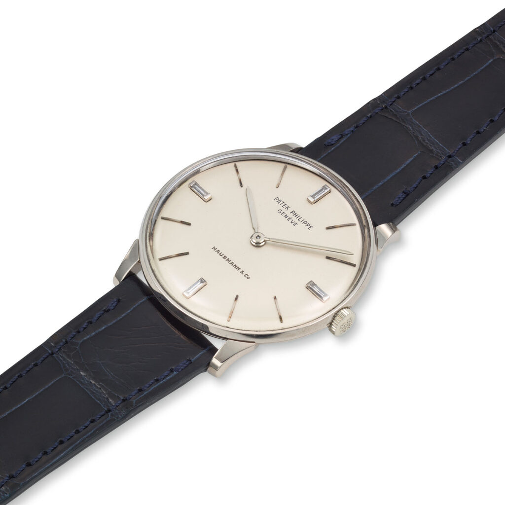 PATEK PHILIPPE WHITE GOLD MANUAL WRISTWATCH  REF. 2573G