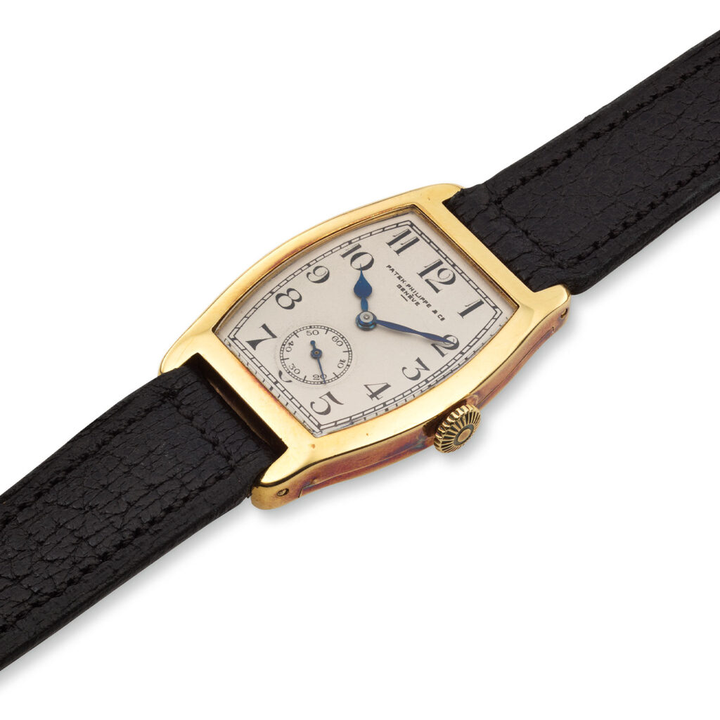 PATEK PHILIPPE TONNEAU WRISTWATCH MADE IN 1928