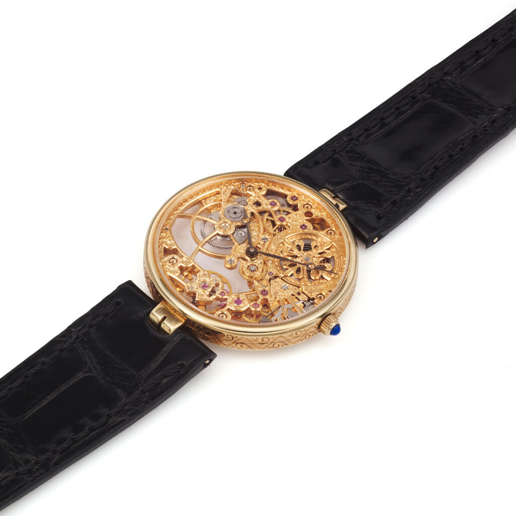 PATEK PHILIPPE SELF-WINDING SKELETON WRISTWATCH REF. 3878J