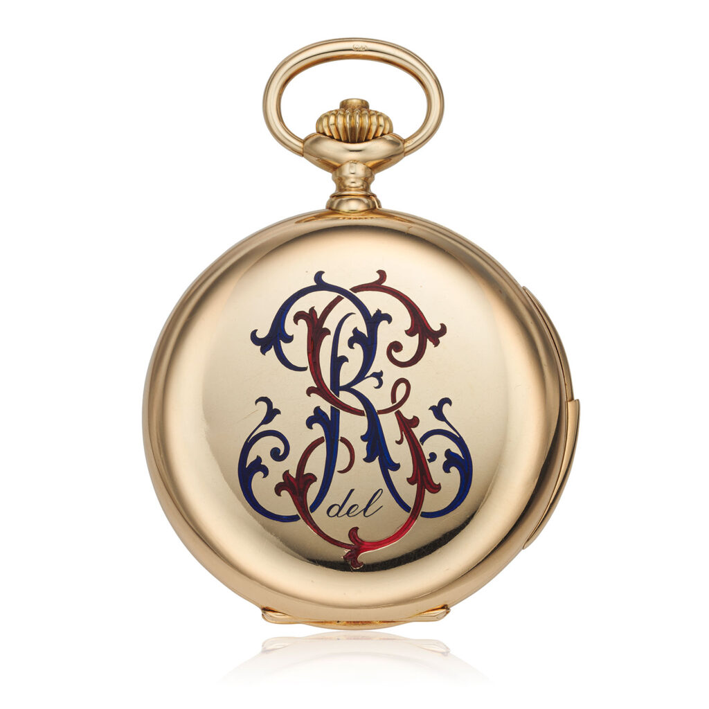 PATEK PHILIPPE QUARTER REPEATING HUNTING CASE POCKET WATCH